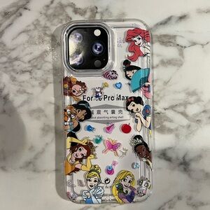 Iphone 16 Pro Max Disney Princess Clear Phone Case for iPhone